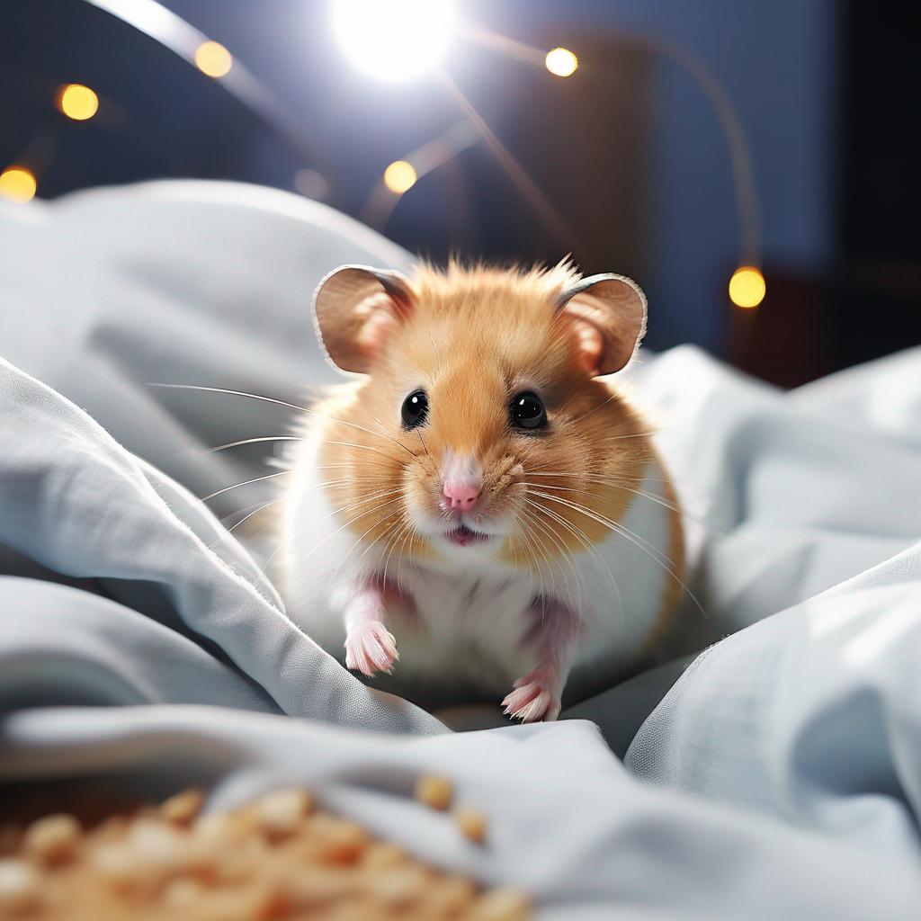 Hamsters most active during the night